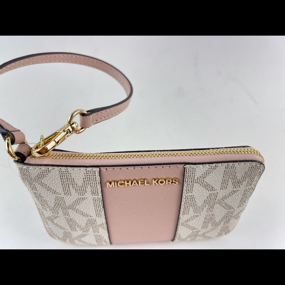 MICHAEL KORS JET TRAVEL LG CENTER STRIPE TOP ZIP - Picture 7 of 11